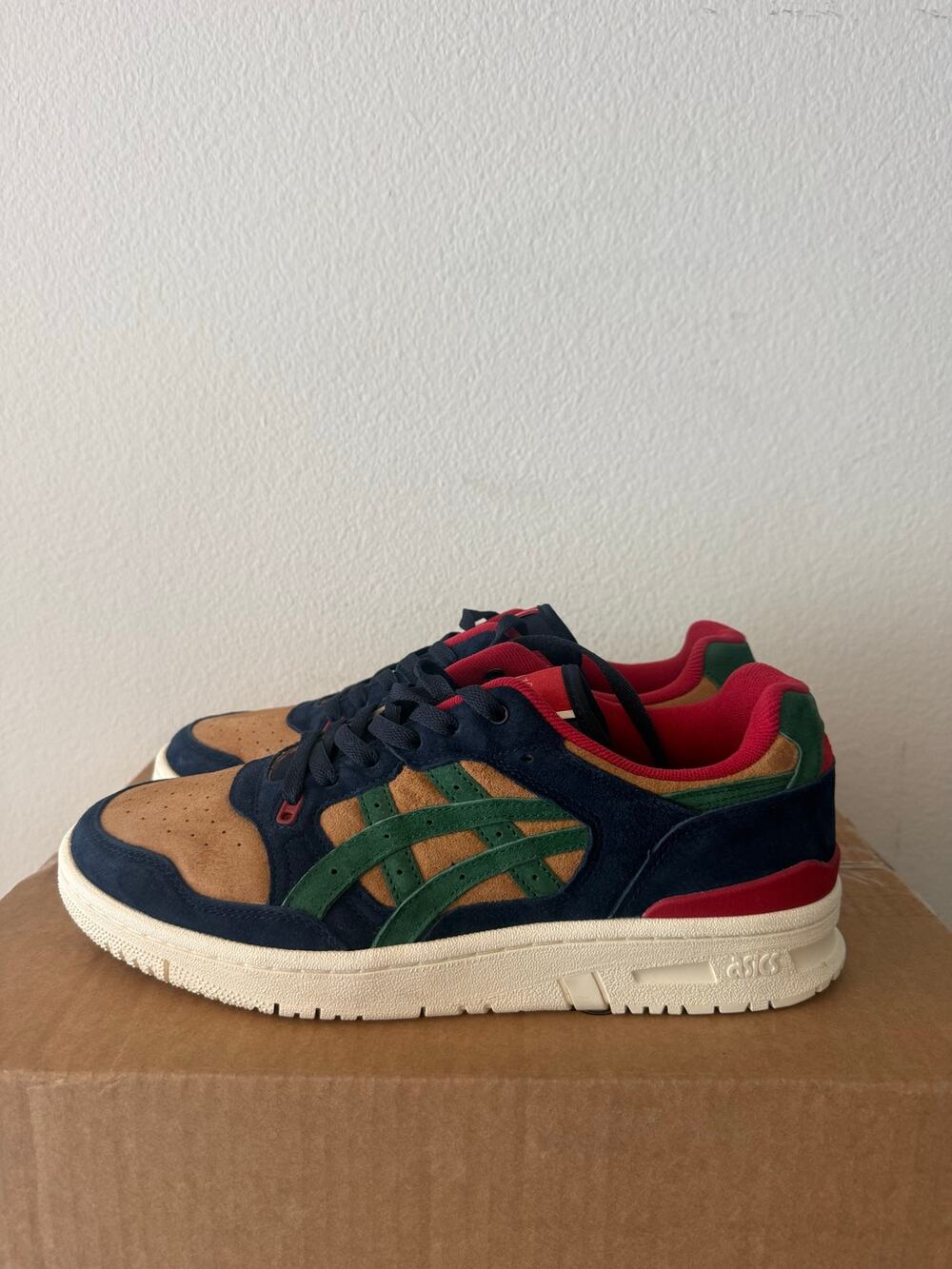 ASICS EX89 x Kith Ronnie Fieg “By Invitation Only” Navy Green Red Men’s Size 11